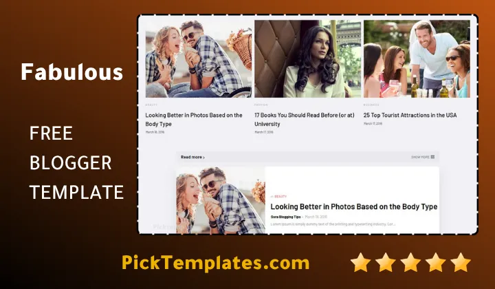Fabulous Blogger Template Fabulous Blogger Template