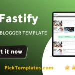 Fastify Blogger Template 2026