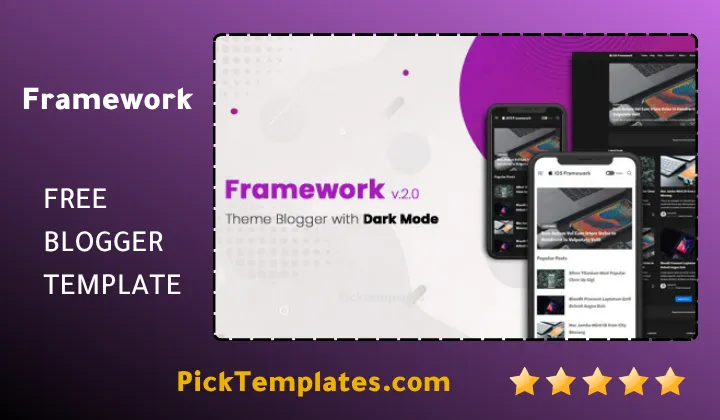 Framework Blogger Template - Best Theme Framework Blogger Template