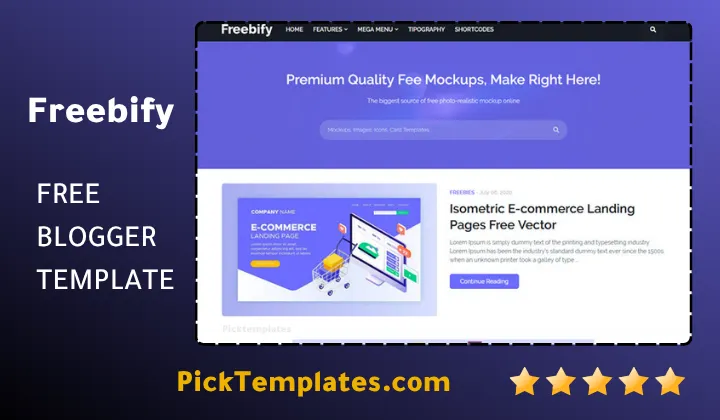 Freebify Blogger Template Free Theme Freebify Blogger Template