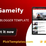 Gameify Blogger Template Free