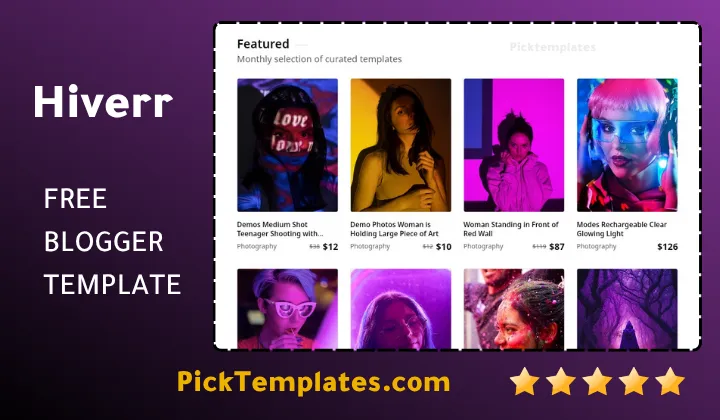 Hiverr Blogger Template - Best Templates Hiverr Blogger Template