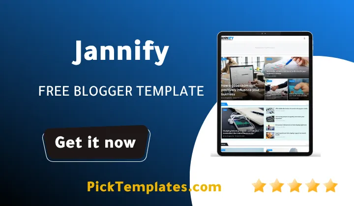 Jannify Blogger Template