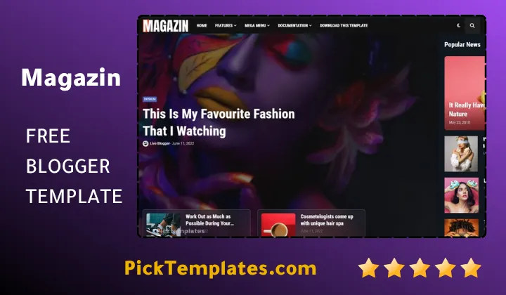 Magazin Blogger Template