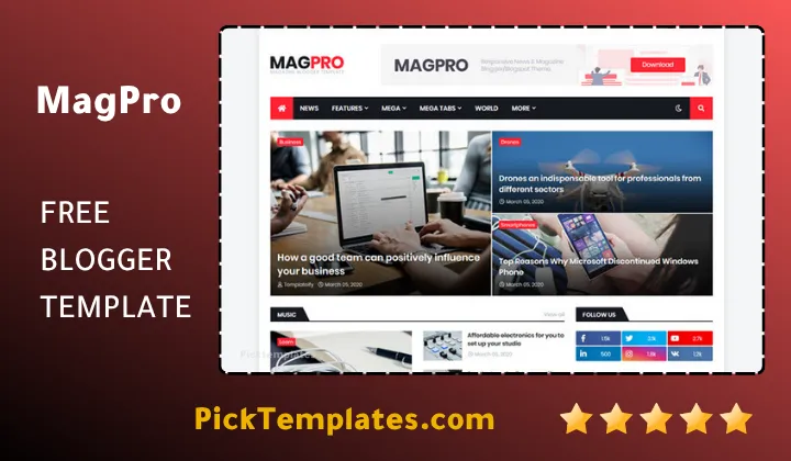 MagPro Blogger Template MagPro Blogger Template