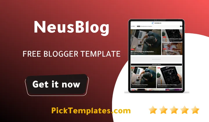 NeusBlog Blogger Template NeusBlog Blogger Template Free