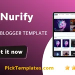 Nurify Blogger Template free