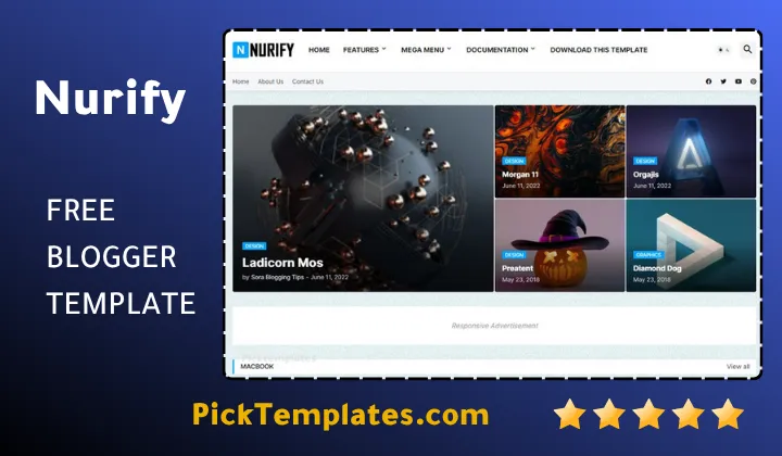 Nurify Blogger Template Nurify Blogger Template