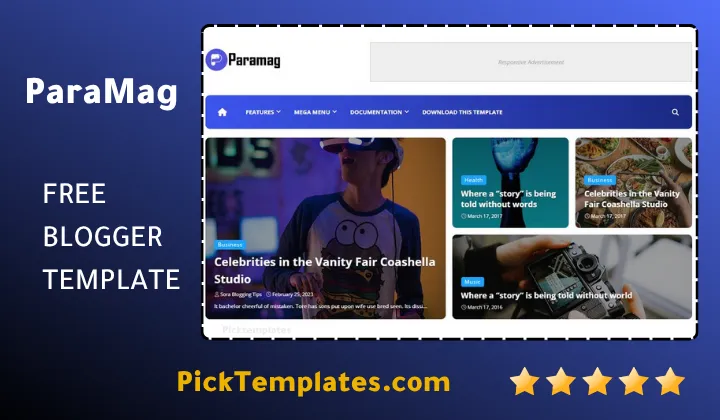 Paramag Blogger Template