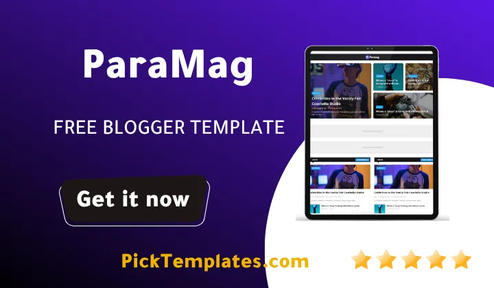 Paramag Blogger Template 2026