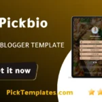Pickbio Blogger Template BioLink Generator