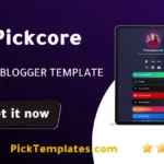 Pickcore Blogger Template BioLink Generator Pickcore Blogger Template Bio Link Generator
