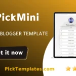 Pickmini Blogger Template BioLink Generator Pickmini Blogger Template Bio-Link Generator