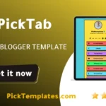 PickTab Blogger Template Free Bio-Link Generator