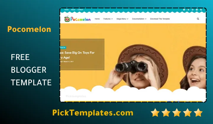 Pocomelon Blogger Template