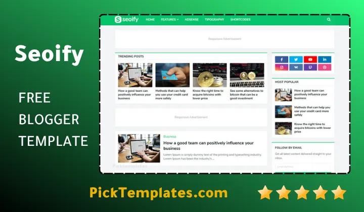 Seoify Blogger Template
