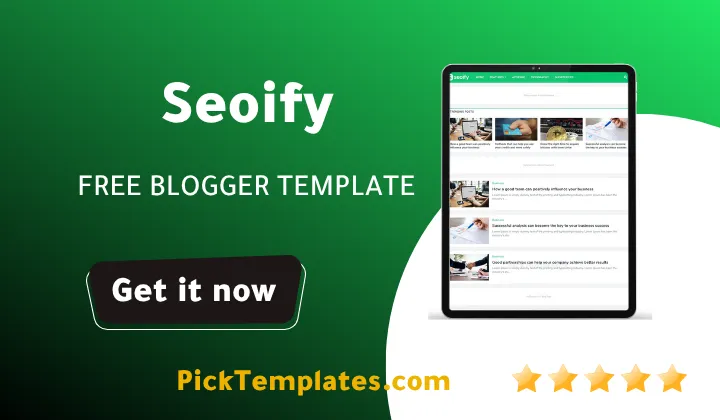 Seoify Blogger Template Free