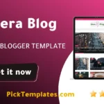 Sera Blog Blogger Template - Best Free Theme