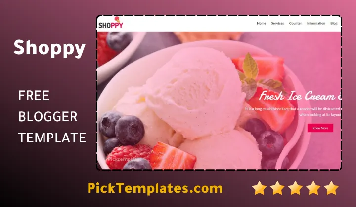 Shoppy Blogger Template Shoppy Blogger Template
