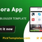 Sora App Blogger Template store