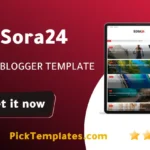 Sora24 Blogger Template free