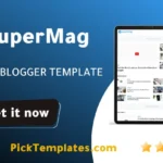 SuperMag Blogger Template 2026