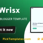 Wrisx Blogger Template 2026