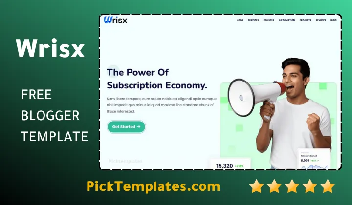 Wrisx Blogger Template Wrisx Blogger Template