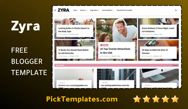 Zyra Blogger Template Zyra Blogger Template