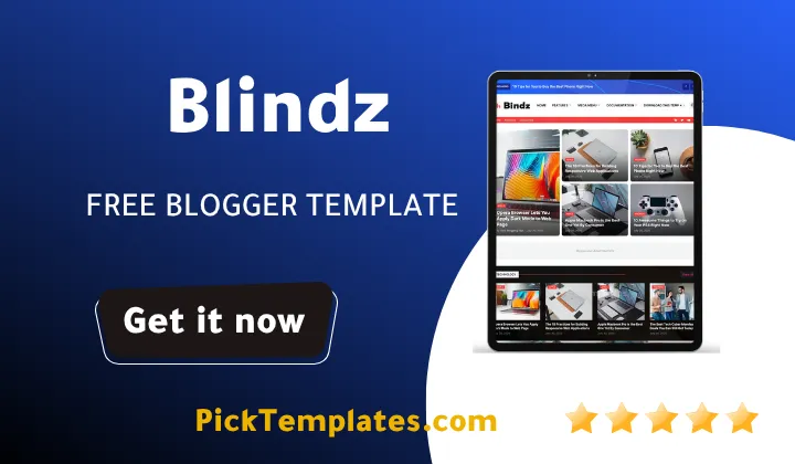 Blindz Blogger Template best theme