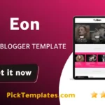 Eon Blogger Template free theme