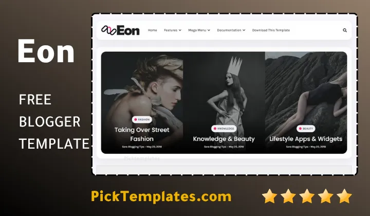 Eon Blogger Template