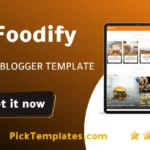 Foodify Blogger Template Free