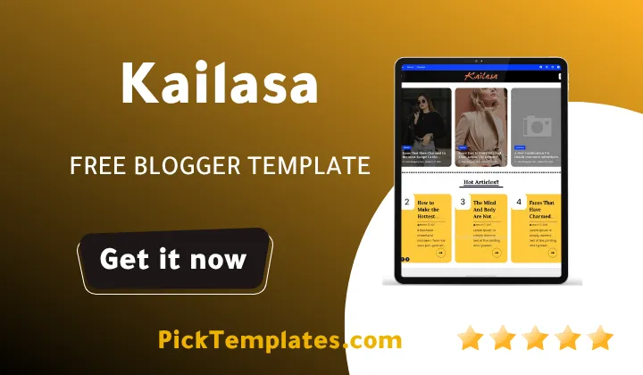 Kailasa Blogger Template Elevated Authority