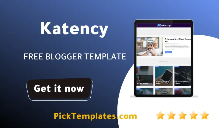 Katency Blogger Template