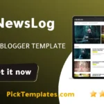 NewsLog Blogger Template