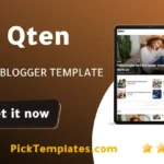 Qten Blogger Template Free theme