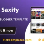 Saxify Blogger Template Pinnacle Dynamic Saxify Blogger Template