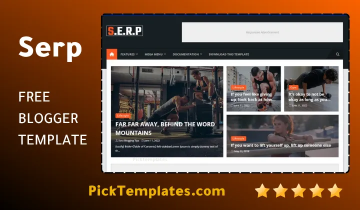 Serp Blogger Template