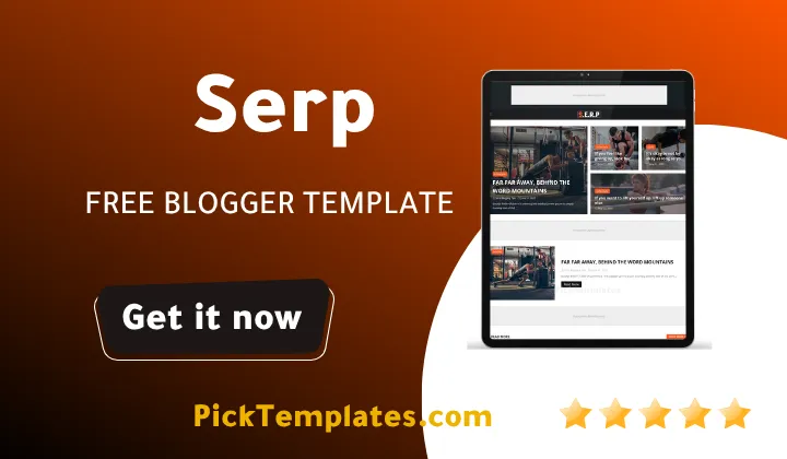 Serp Blogger Template Best Theme
