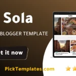 Sola Blogger Template Free