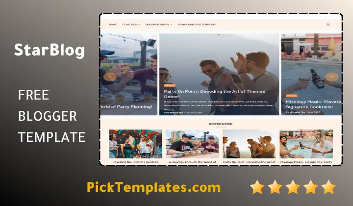 StarBlog Blogger Template Brilliant Mastery StarBlog Blogger Template