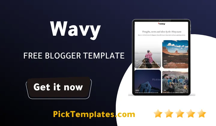 Wavy Blogger Template Redefined Mastery