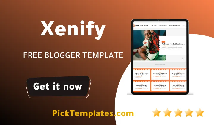 Xenify Blogger Template Free