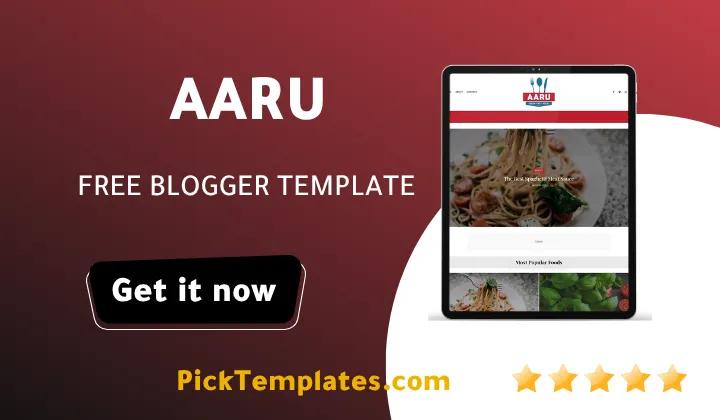 Aaru Blogger Theme