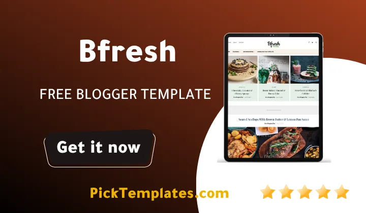 Bfresh Blogger Theme