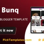 Bunq Blogger Template Astonishing Perfection Bunq Blogger Template