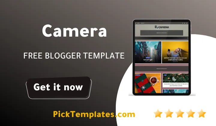 Camera Blogger Template