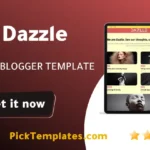 Dazzle Blogger Template Breathtaking Brilliance Dazzle Blogger Template