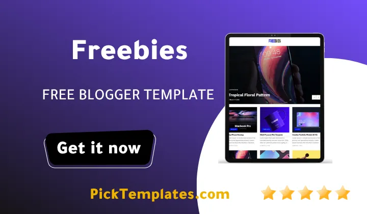 Freebies Blogger Theme
